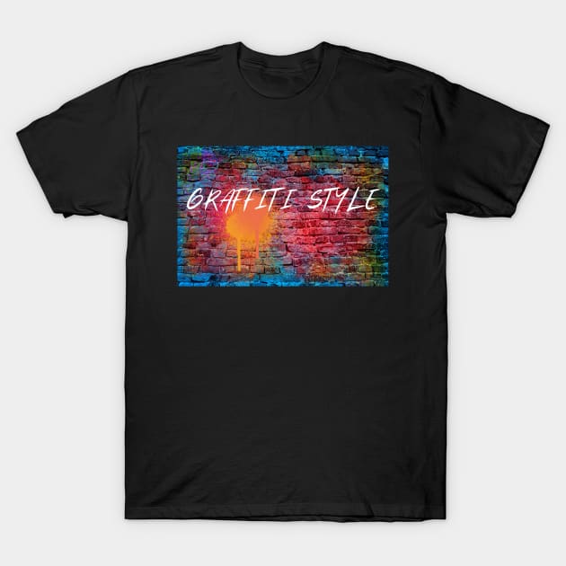 GRAFFITI STYLE T-Shirt by black&blue